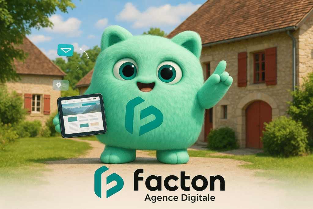 FACTY présente un site internet exemple pour gîte à Dole