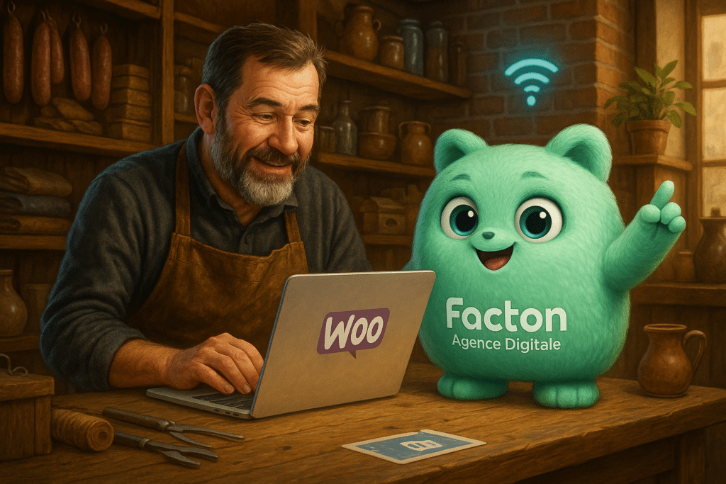 Artisan de Morteau gérant son site WooCommerce avec accompagnement FACTY