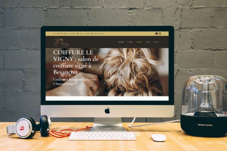 Site web Coiffeur le Vigny