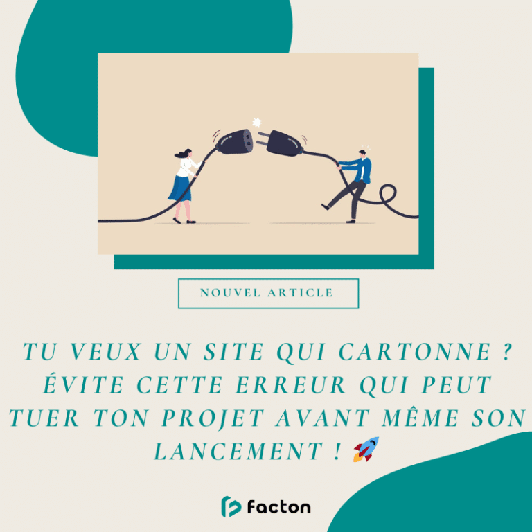 Tu veux un site qui cartonne Evite cette erreur qui peut tuer ton projet avant meme son lancement 🚀