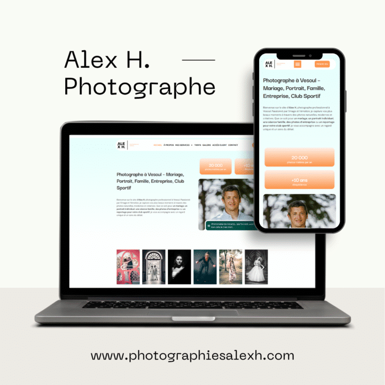 Refonte du site Photographies Alex H un nouvel elan pour le referencement SEO a Vesoul