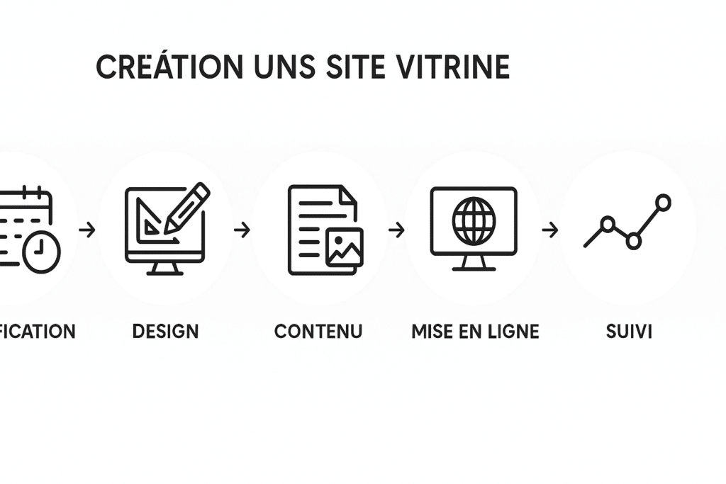 Étapes clés pour la création d’un site vitrine
