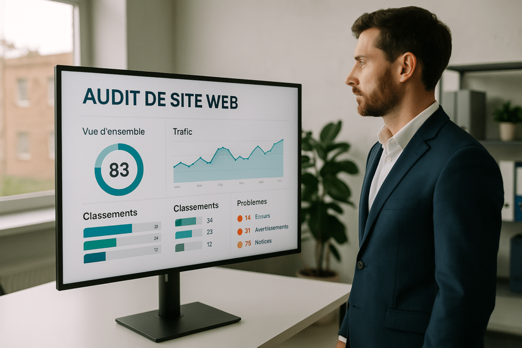 Diagnostic site web professionnel en cours à Vesoul