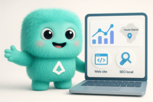 FACTY présente un écran digital avec les tendances de l’agence web haute-saône en 2024