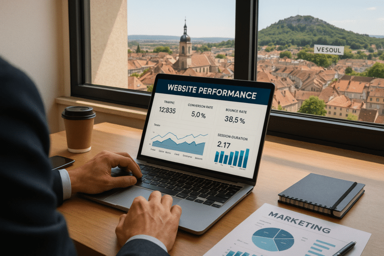 Analyse de performance d'un site vitrine pour une entreprise à Vesoul
