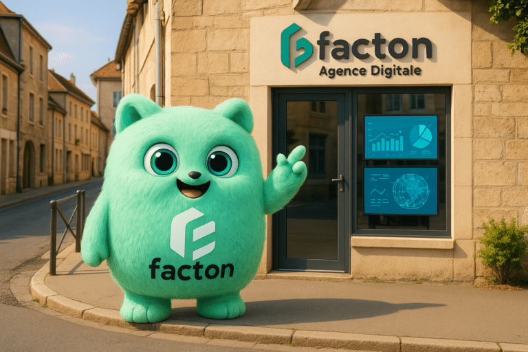 Agence digitale à Baume-les-Dames avec FACTY et logo FACTON
