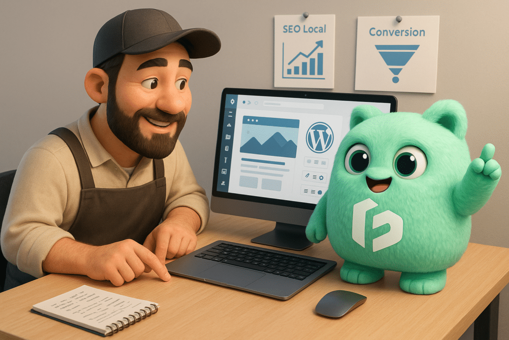 FACTY accompagne un artisan de Besançon pour la création d’un site vitrine WordPress orienté SEO et conversion