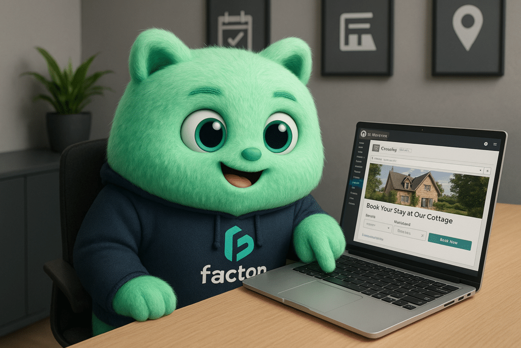 FACTY configure un site WordPress de réservation pour un gîte