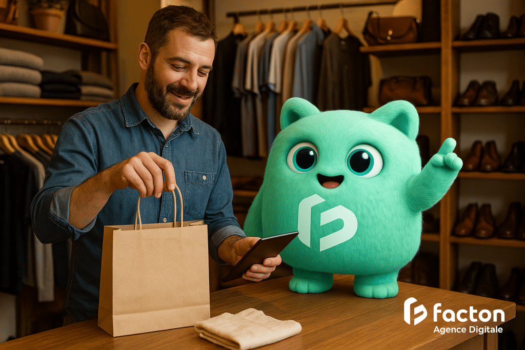 Préparation commande click and collect Maîche avec FACTY