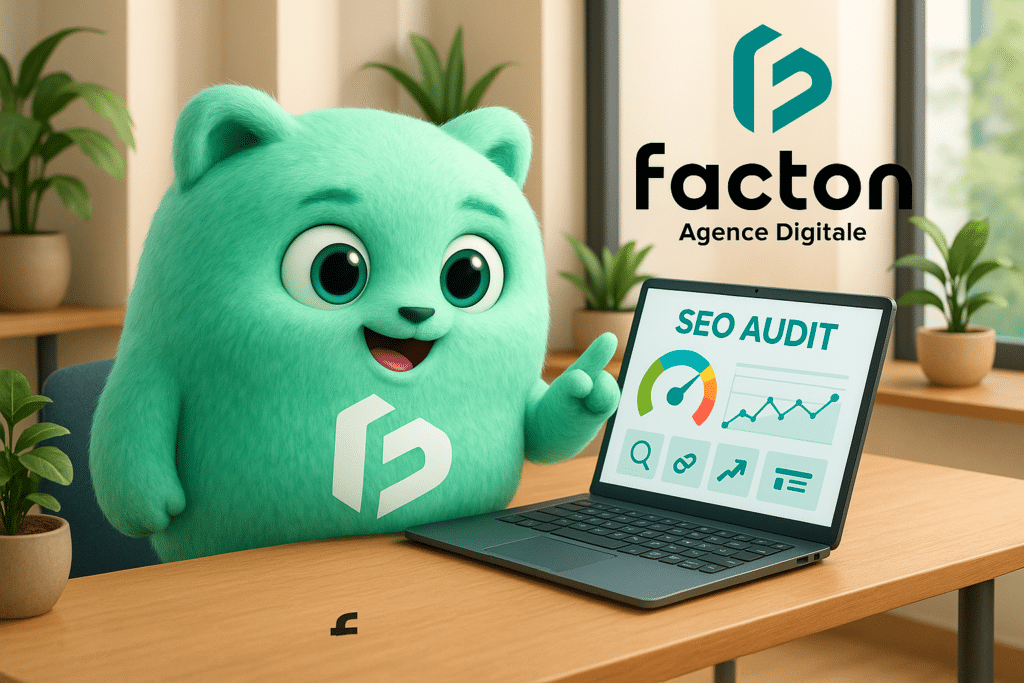 FACTY réalisant un audit SEO pour site internet professionnel