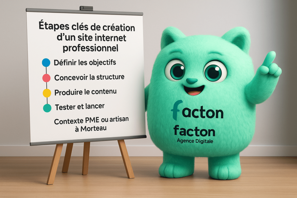 FACTY expliquant les étapes essentielles pour créer un site internet professionnel à Morteau