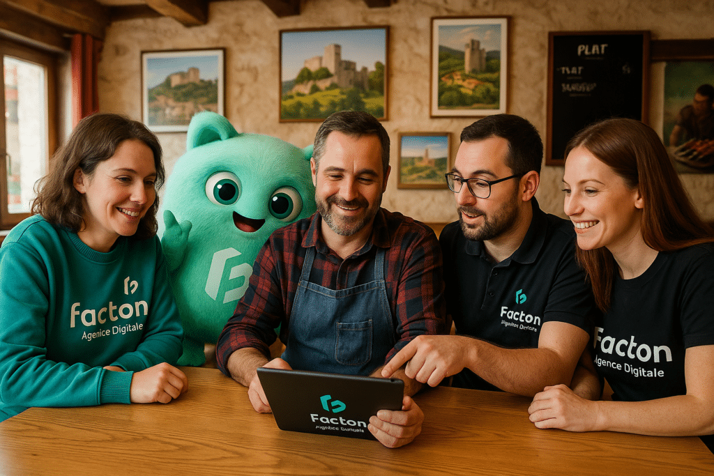 Equipe FACTY conseille un restaurateur à Baume-les-Dames sur la stratégie SEO locale