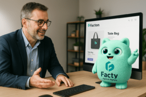 Expert digital FACTY accompagnant un dirigeant pour la création de son site e-commerce à Rioz