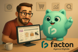 FACTY accompagne un commerçant d’Audincourt dans la création d’une boutique WooCommerce moderne